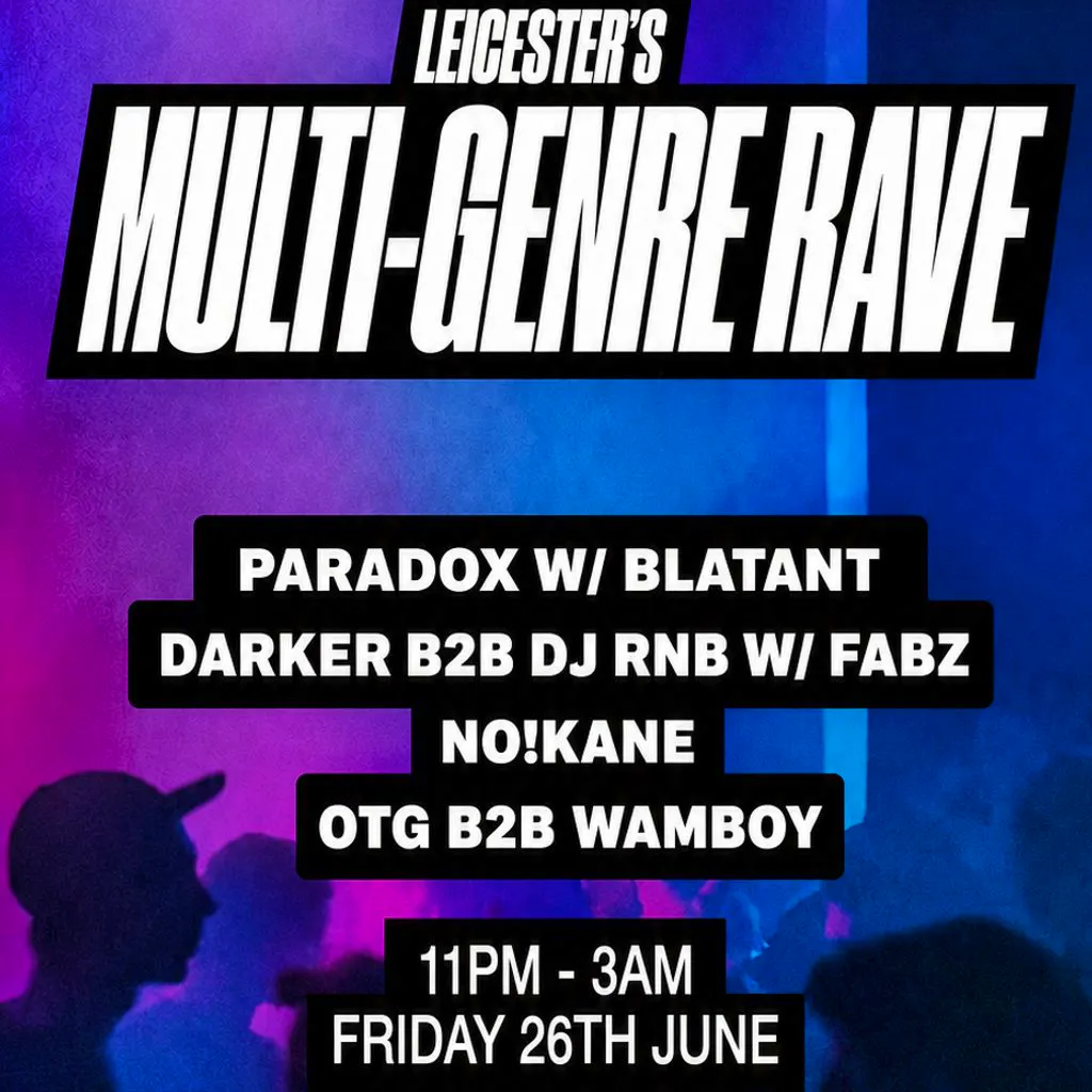 Leicesters multi genre rave event (doppler studio) at Doppler Studio