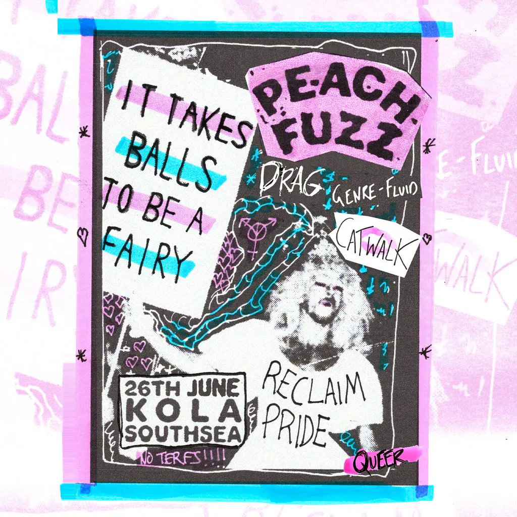 Peach Fuzz Does Pride at Kola