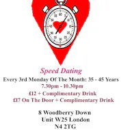 Speed Dating 35 - 45 years Mondays at Creativity In Our Hands: Suzanne Asphall
