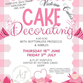 Cake Decorating with Victoria cakes