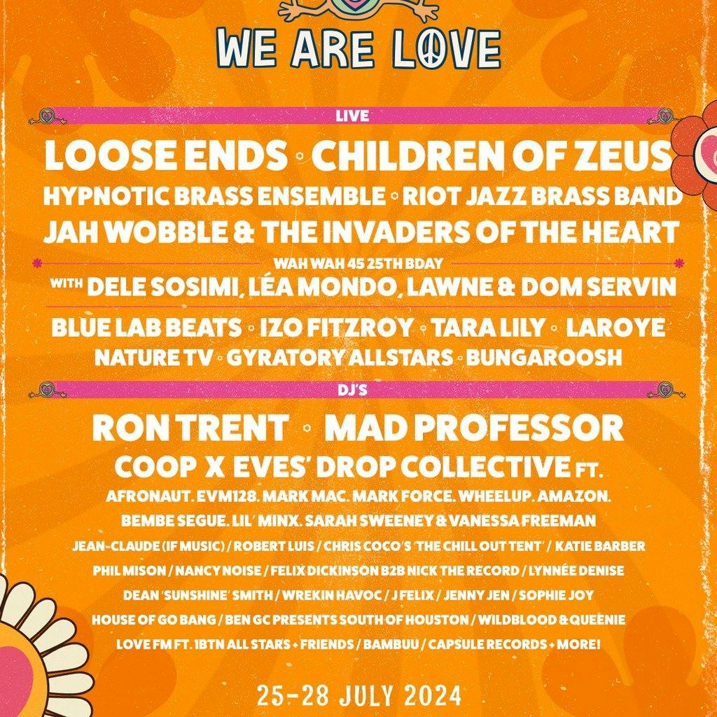 We Are Love Festival Tickets Bentley Wildfowl And Motor Museum