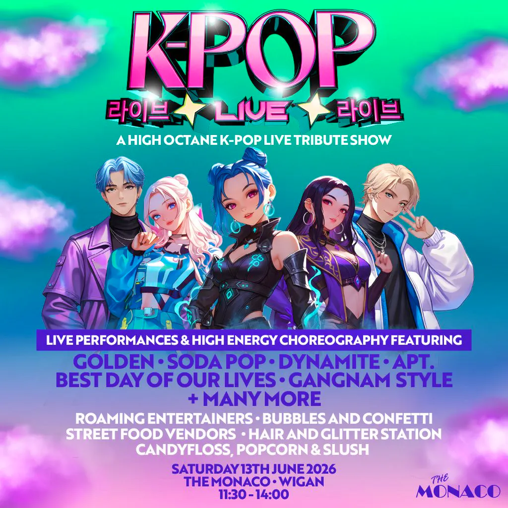 K-Pop Live | The Monaco, Wigan at The Monaco