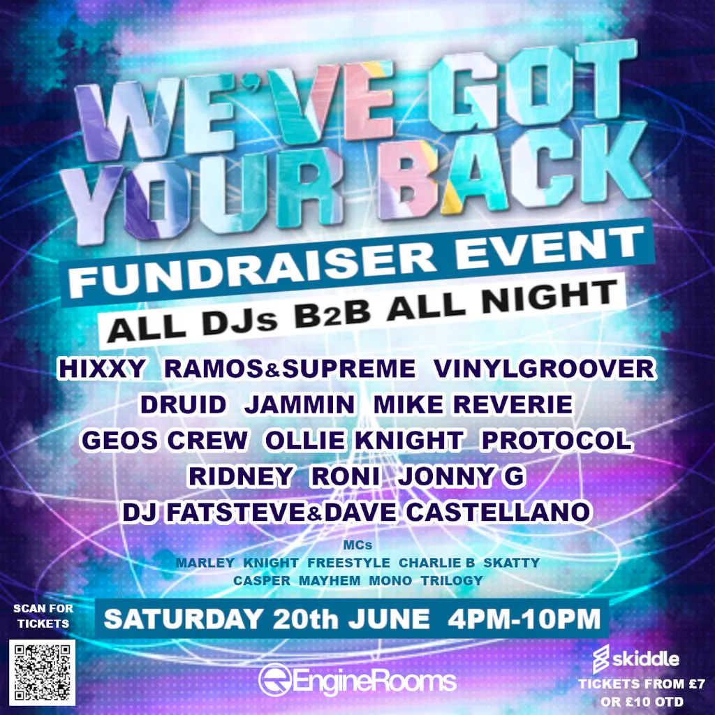 Got Your Back - Hardcore Charity Event at EngineRooms