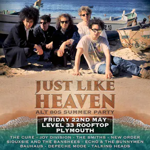 Just Like Heaven: Alt 80s Summer Rooftop Party (Plymouth)