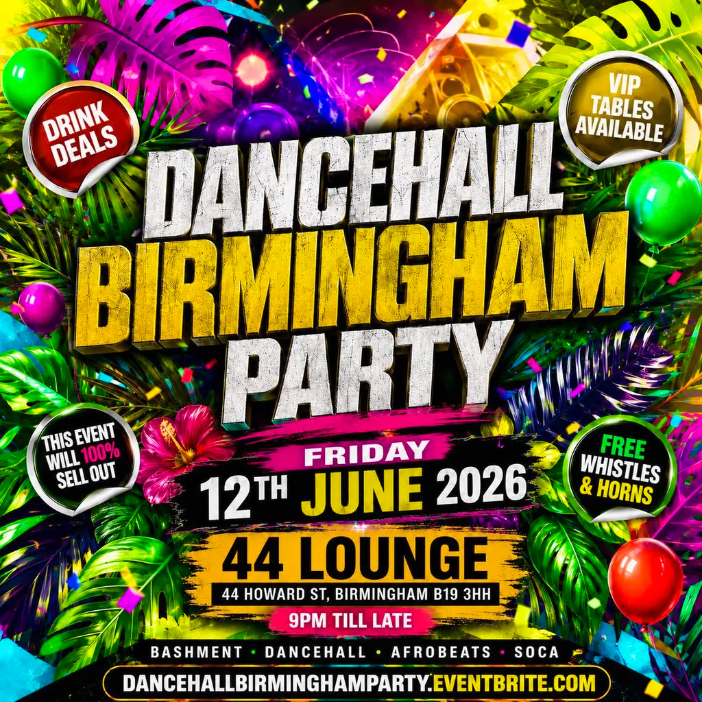 Dancehall Birmingham Party at 44 LOUNGE