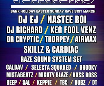 Tekkers Bank Holiday Sunday Easter Rave Dryad Works 31st March