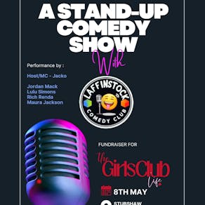 A stand up comedy show with Laffin Stock