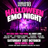 Halloween Special Emo Night at Hangar 18