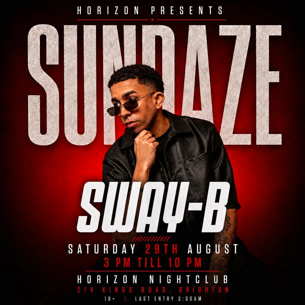 Horizon presents SUNDAZE  x Sway-B at Horizon Club