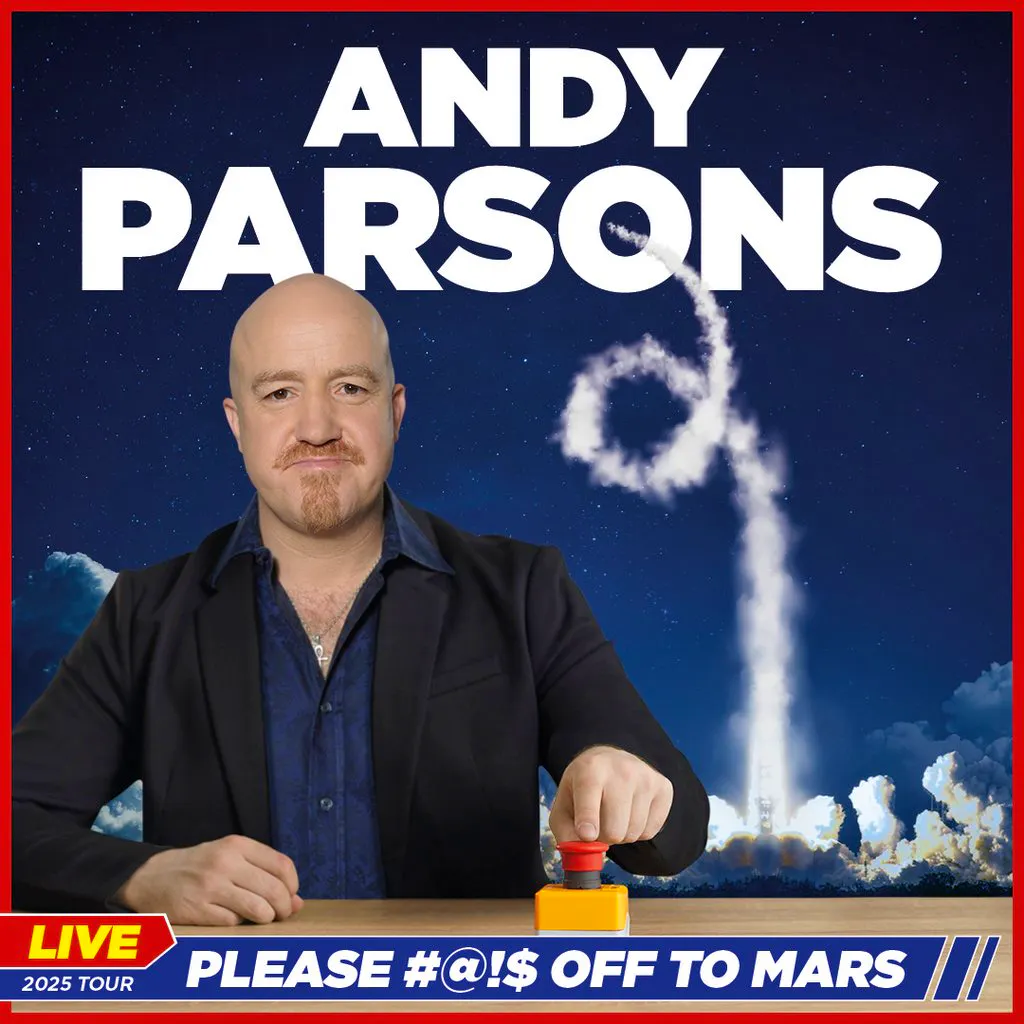 Andy Parsons: Please #@!$ off to Mars at Old Fire Station