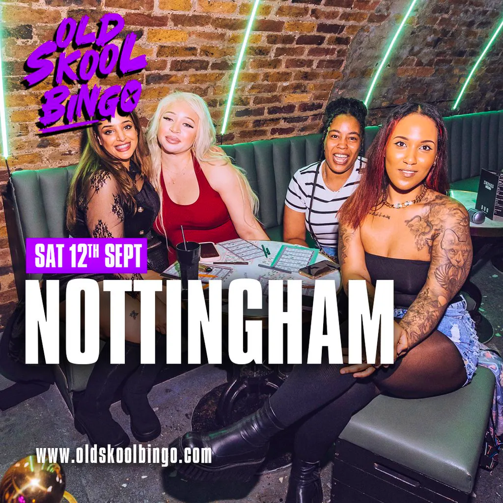 Old Skool Bingo Sat 12th Sep Nottingham at Ng One Nottingham
