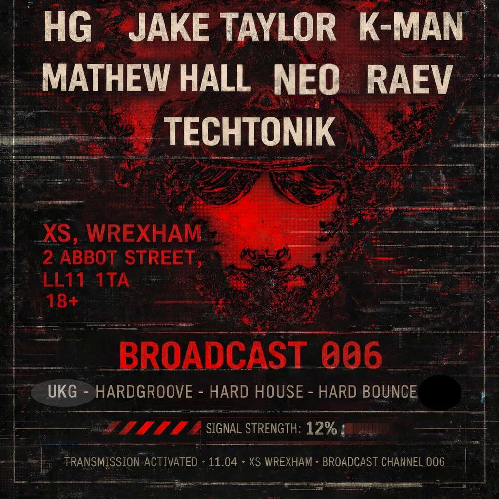 NO SIGNAL PRESENTS: Pump the system at XS Nightclub Wrexham