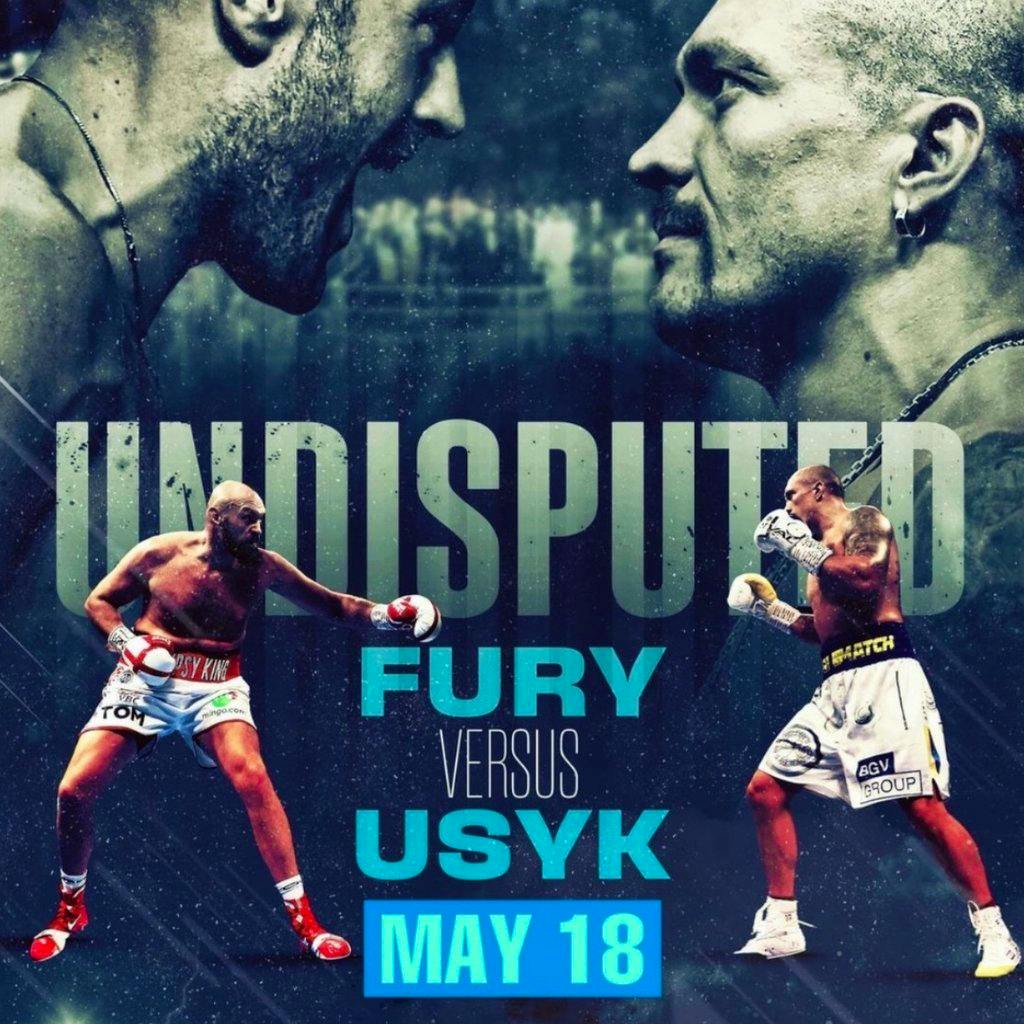 Tyson Fury vs Usyk Undisputed King Kent's Home Of Live Sport