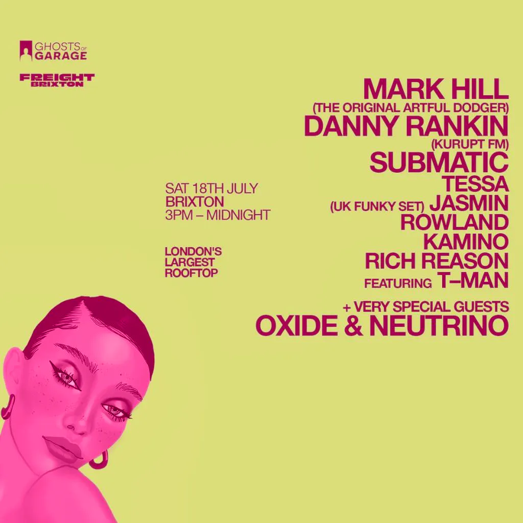 Ghost of Garage Rooftop Party W/ Mark Hill, Submatic + Many More at Freight Brixton