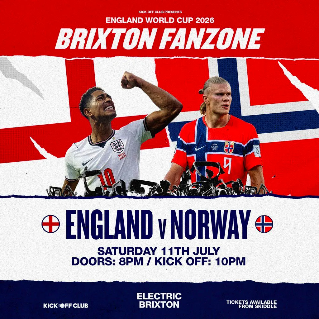 Hackney Wick Fanzone: England Vs Norway (Outdoor Terrace ticket) at Colour Factory