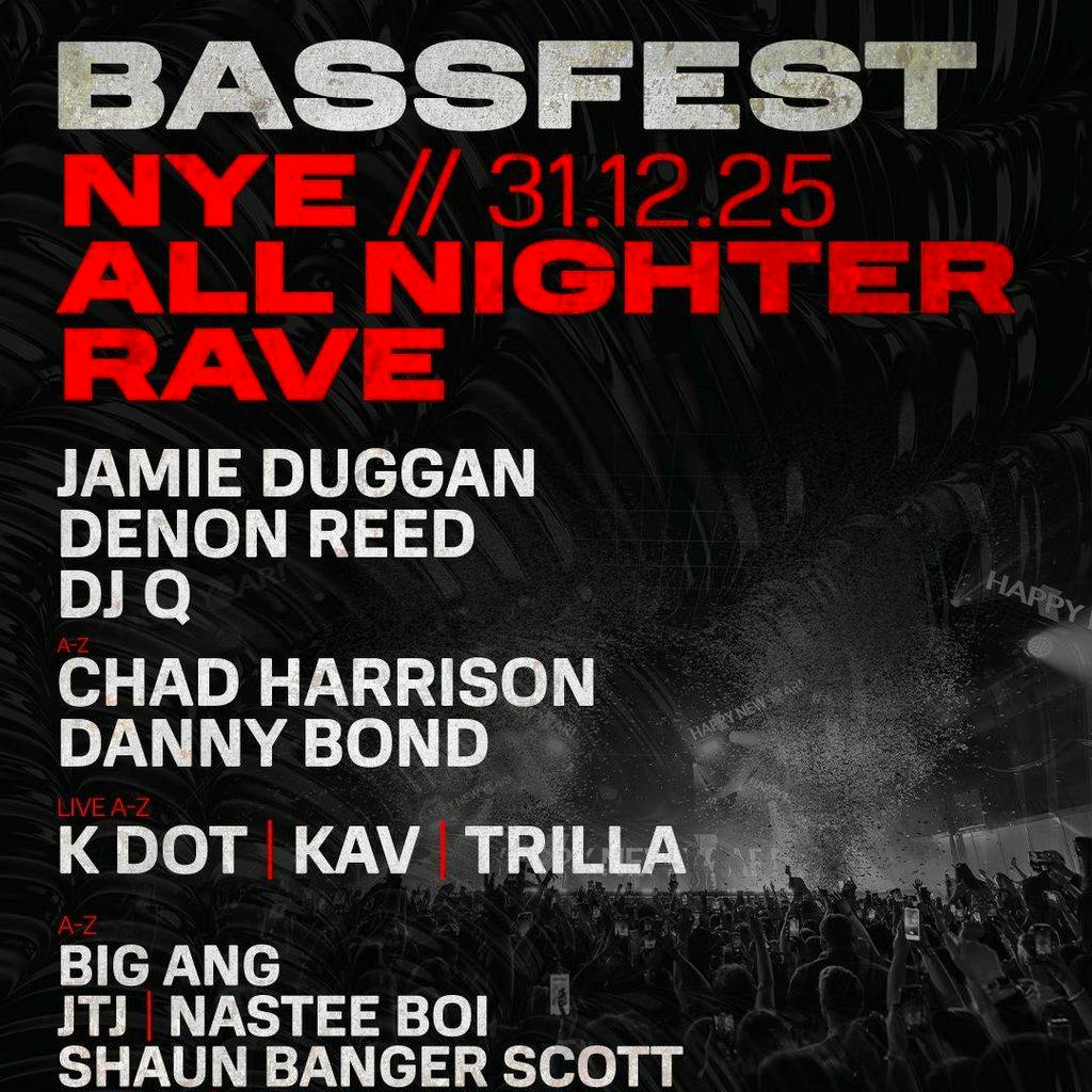 BASSFEST NYE ft Jamie Duggan, Denon Reed & more! at Tank Nightclub