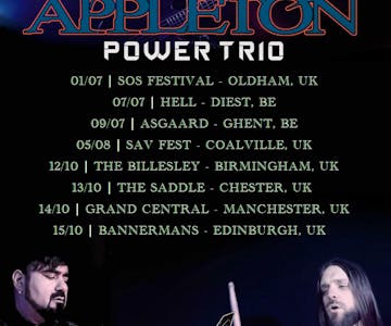 Luke Appleton Power Trio @ The Saddle - Chester, UK