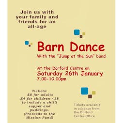 Barn Dance | Dorford Centre Dorchester  | Sat 26th January 2019 Lineup