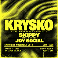 JOY SOCIAL x DAHLIA STEREO w/ Krysko (WHP), Skippy + residents at Dahlia Stereo