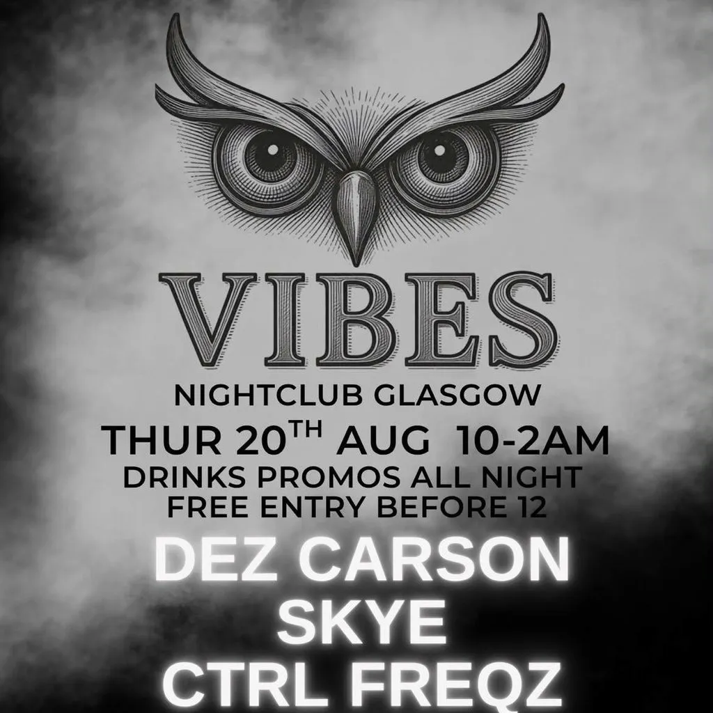 Vibes Thursdays Bounce, Techno & Trance at Vibes Glasgow