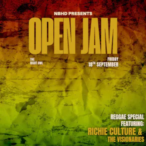 Neighbourhd Presents: NBHD Open Jam Reggae Special