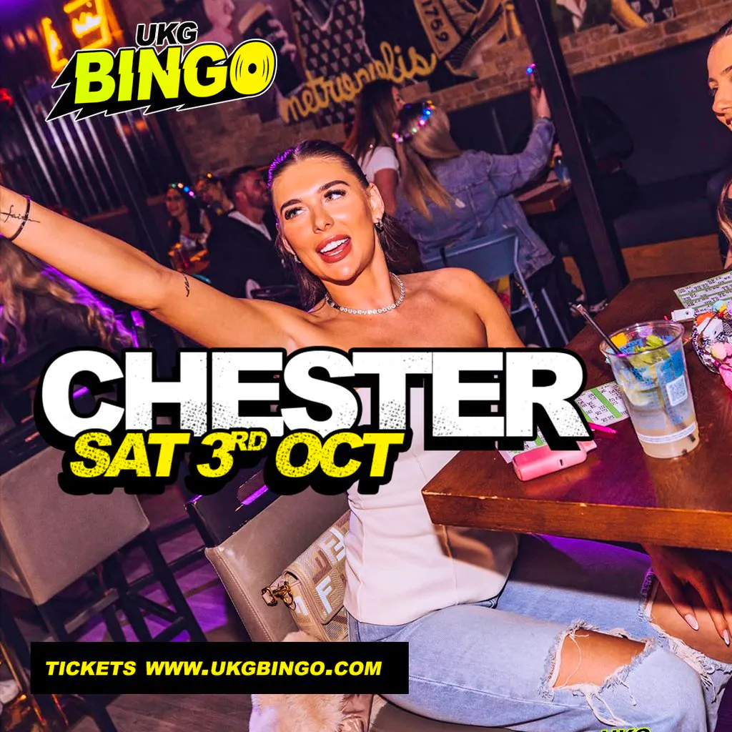 UKG Bingo Sat 3rd October Chester at Rosies Chester