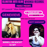 Whanga Records presents Genevieve EP Launch Blue Moon at Islington Arts Club