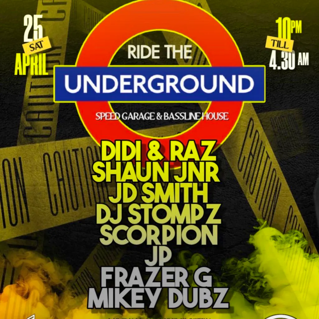Ride The Underground at Fez Club Sheff