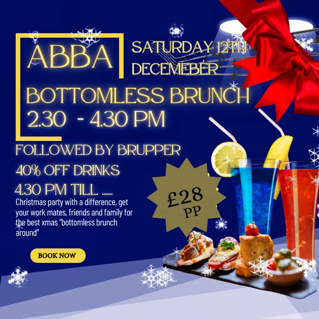 Abba Bottomless Brunch - Christmas Special at Coventry And North Warwickshire Cricket Club