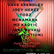 UNDERGROUND TECHNO SOCIETY mad hatters CHRISTMAS ball at The WaterBear Venue