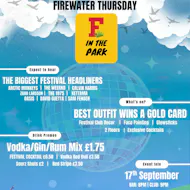 Freshers 2026 - F In The Park at Firewater Dundee