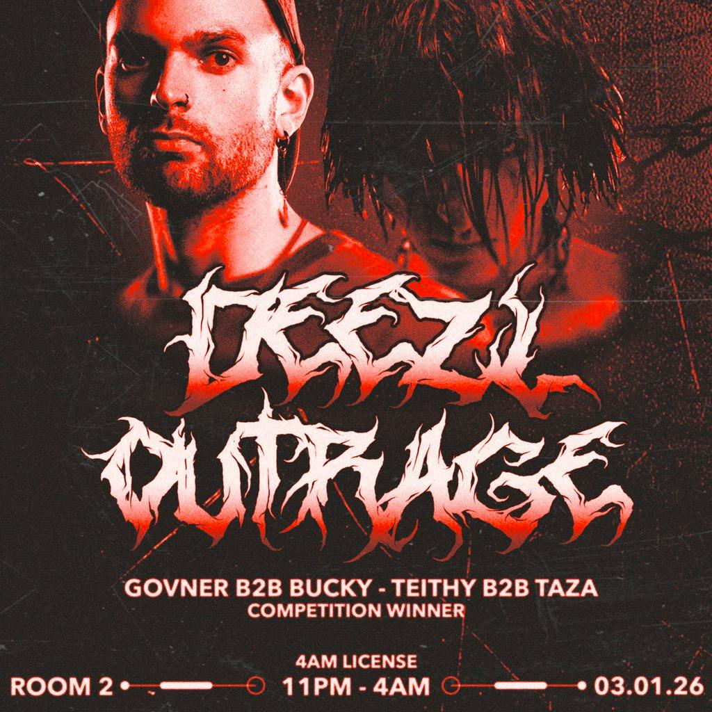 Apex Presents: DEEZL + OUTRAGE at Room 2