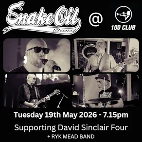 Snake Oil Band at the 100 Club Tuesday Blues