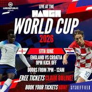 ENGLAND V CROATIA| World Cup 2026 at Steelyard