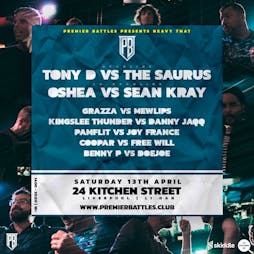 Heavy That | Live Rap Battles Tickets | 24 Kitchen Street Liverpool  | Sat 13th April 2024 Lineup