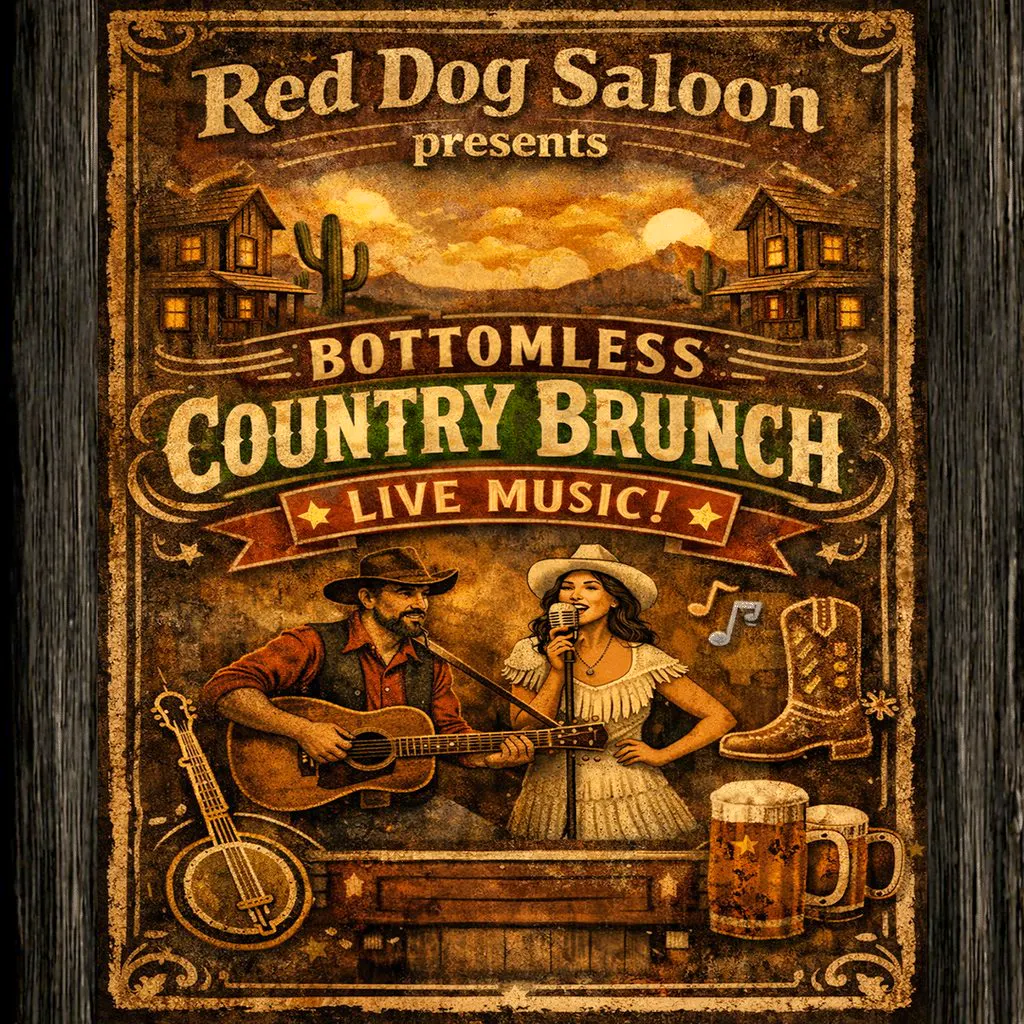 Red Dog's Bottomless Country Brunch at Red Dog Saloon Nottingham