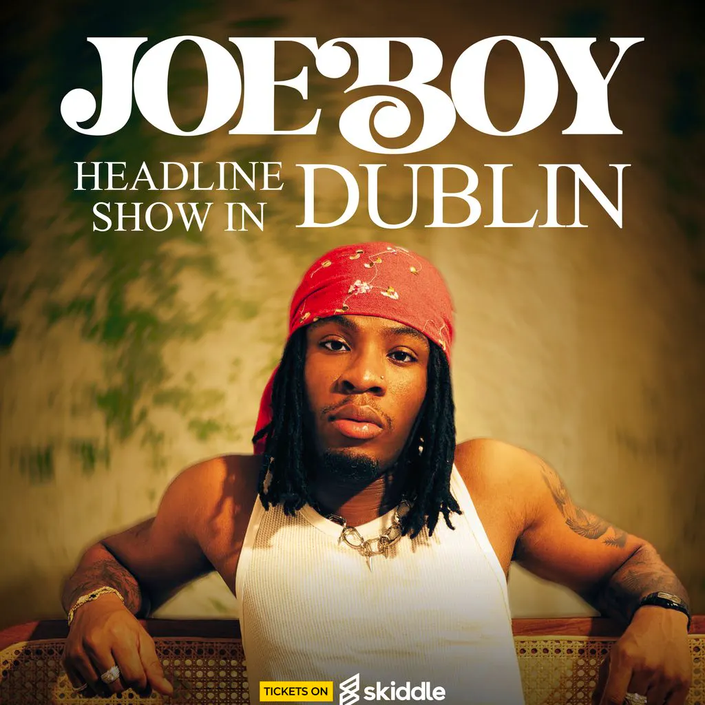 Joeboy Headline Show In Dublin Saturday 19th Sept at Live Music