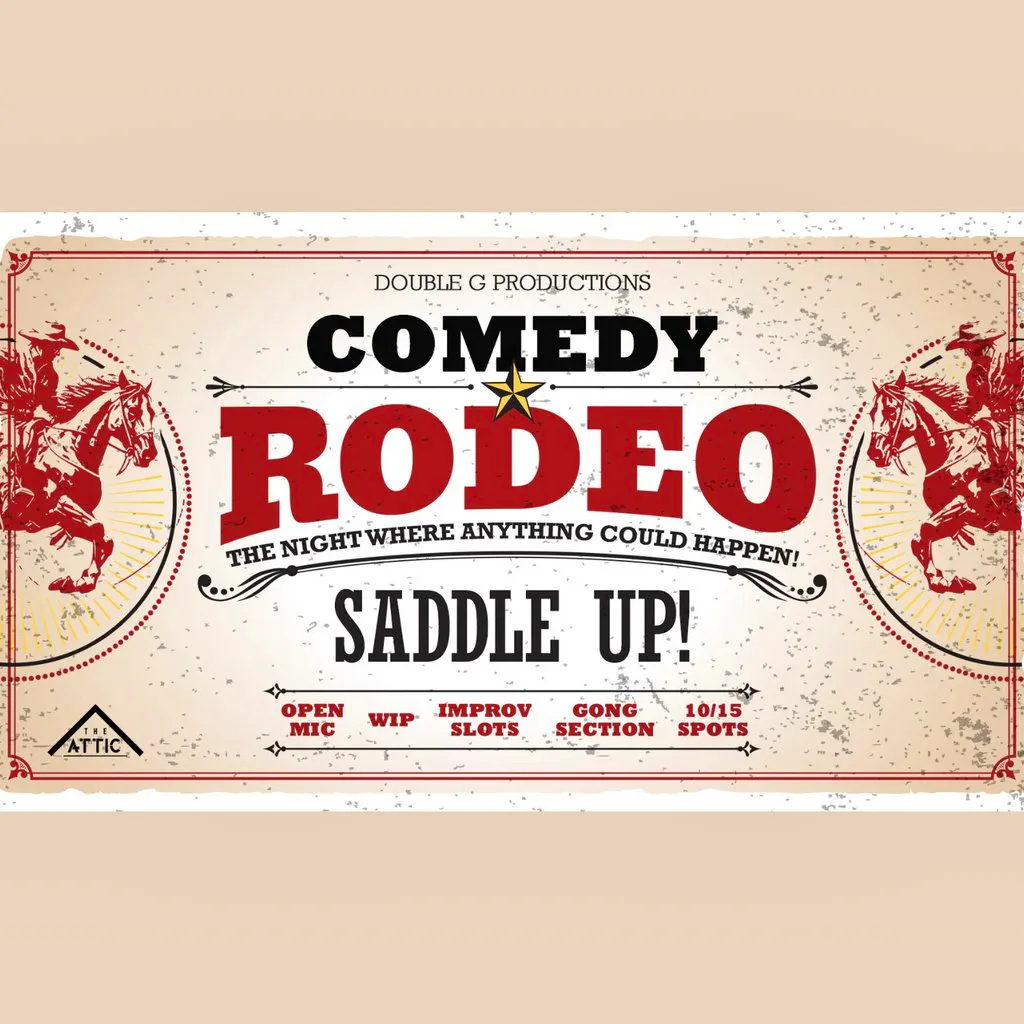 Open Mic Comedy The Rodeo at The Attic! at Southampton, The Attic