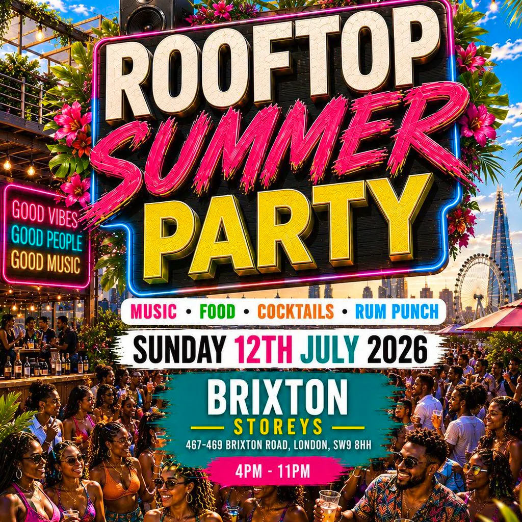Rooftop Summer Party at Brixton Storeys