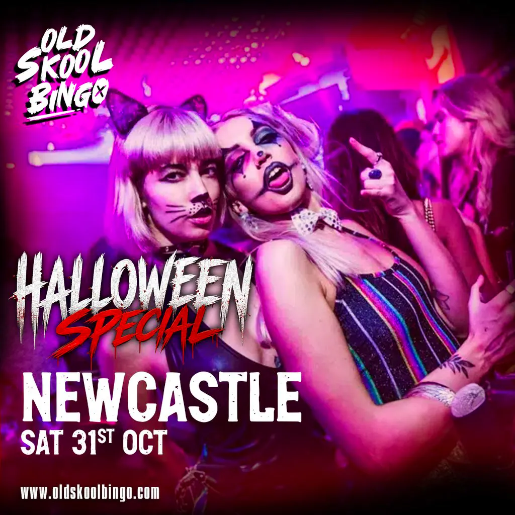 Old Skool Bingo Sat 31st October Newcastle Halloween Special at Stein Bierkeller Newcastle