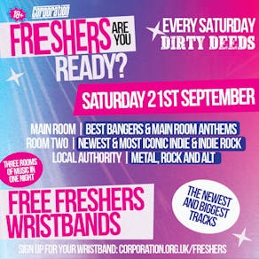 SHEFFIELD FRESHERS | Dirty Deeds