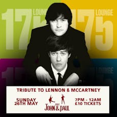 Tribute to Lennon & McCartney @ 175 Lounge at 175 Lounge