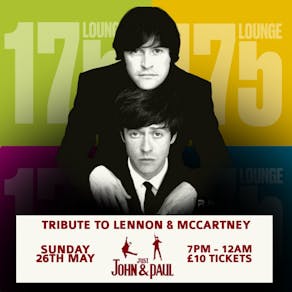 Tribute to Lennon & McCartney @ 175 Lounge