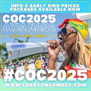 COC2025 Ayia Napa Cyprus Your Party Holiday of a Laughtime