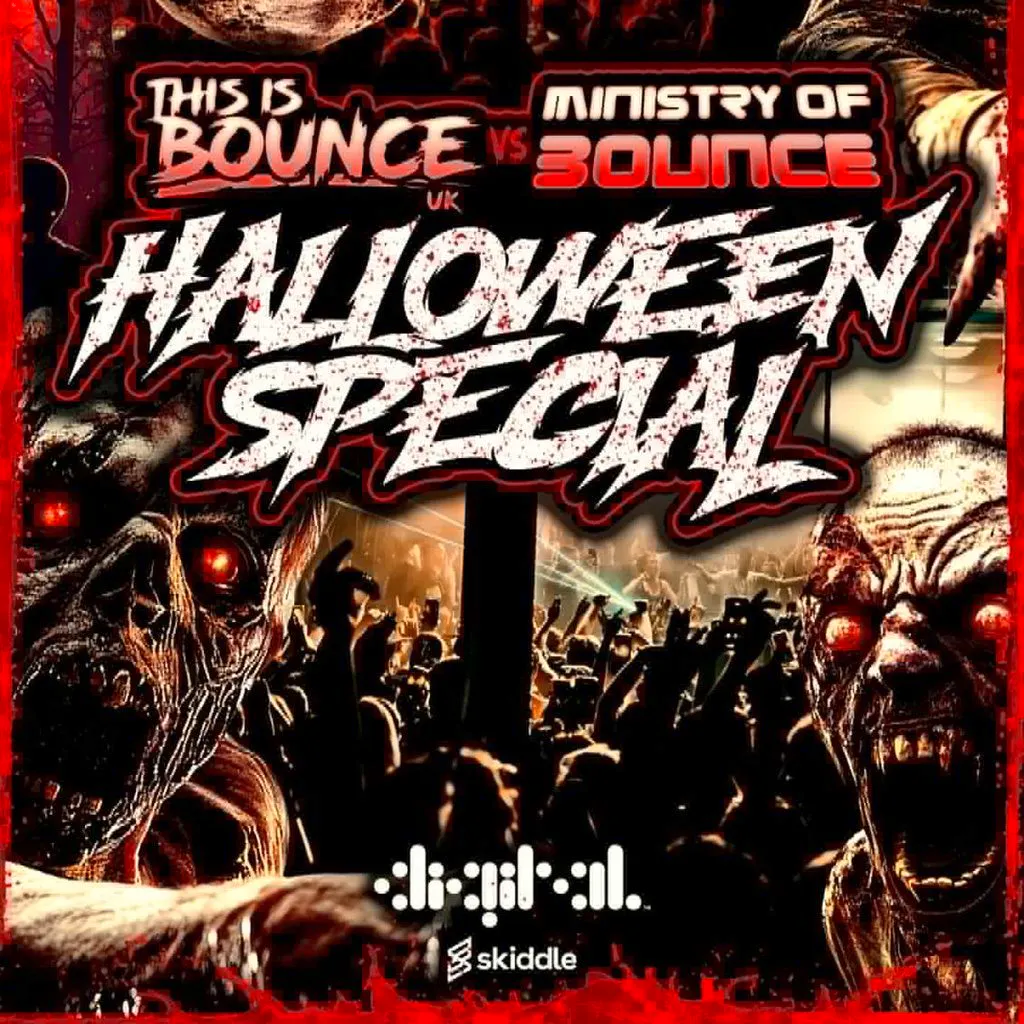 This is Bounce UK  vs Ministry of Bounce Halloween Special at Digital Newcastle