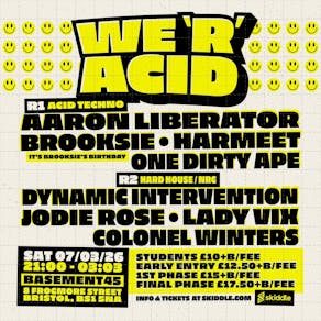 WE 'R' ACID Club Night