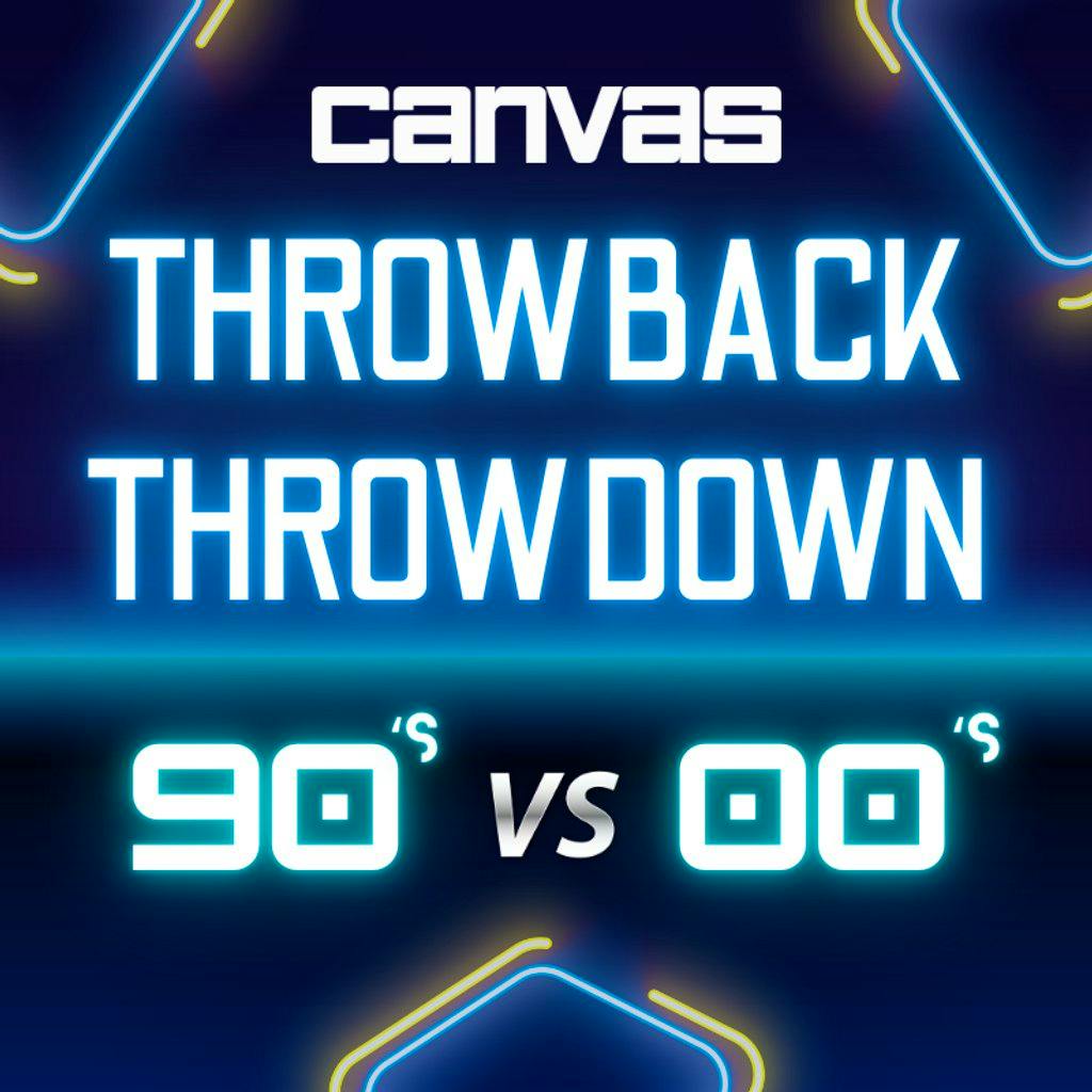 Throwback Throwdown at Canvas Bournemouth