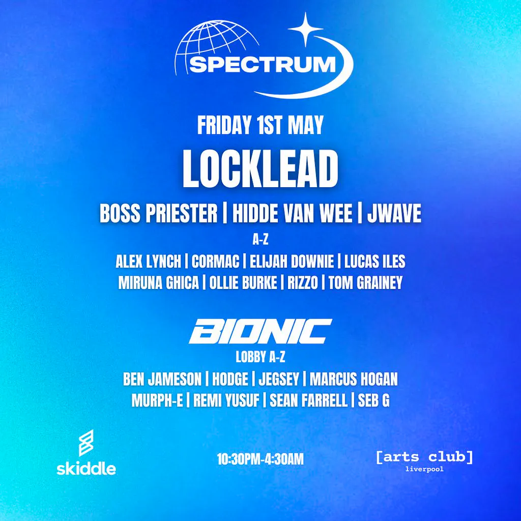 Spectrum @ Arts Club Liverpool - Locklead + more at Arts Club