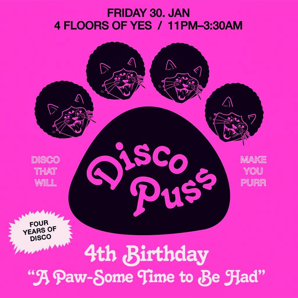 DISCO PUSS 4th Birthday! at YES