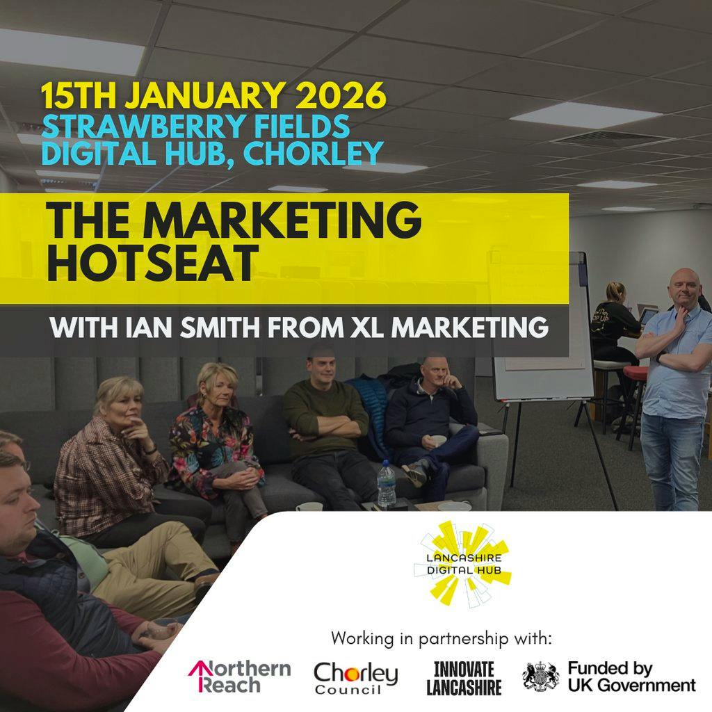 The Marketing Hotseat! at Strawberry Fields Digital Hub